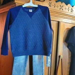 Boys Oshkosh quilted sweatshirt